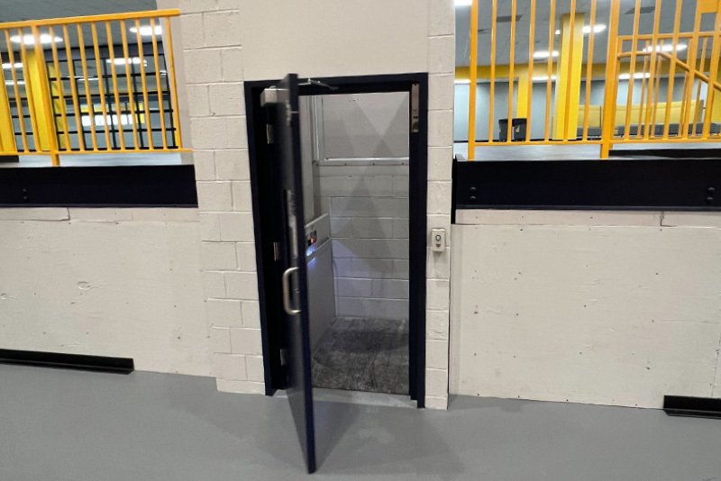 Ground Level with Steel Door